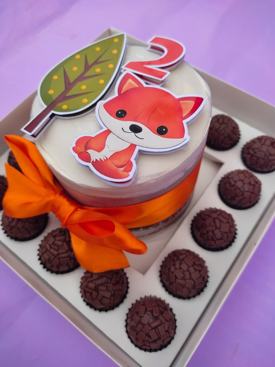 Bentô Box temático de raposa, feito por uma aluna